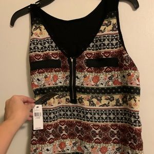 Tank top dress shirt